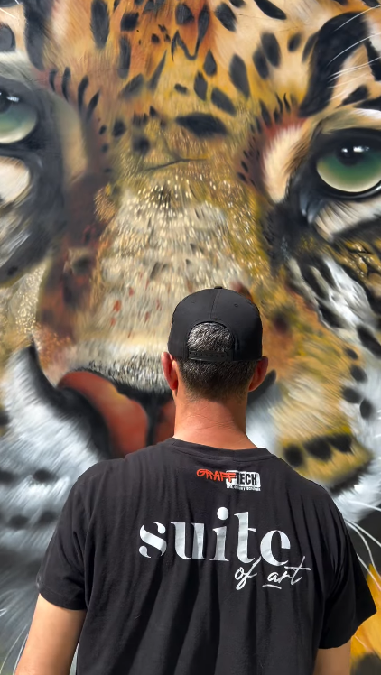 Mural de Leopardo Hyper Realista - Suite of Art