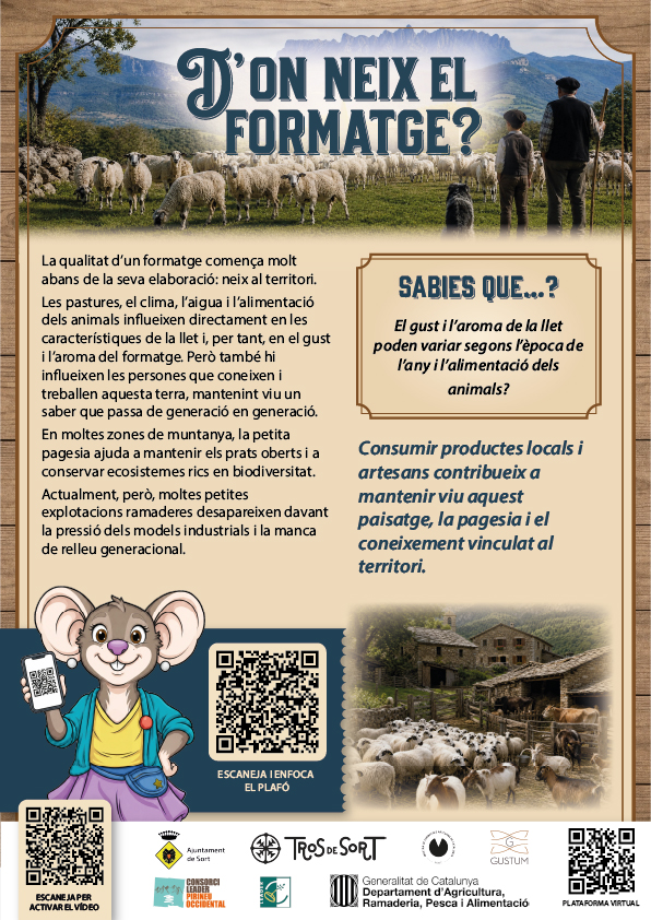 D'on neix el formatge?