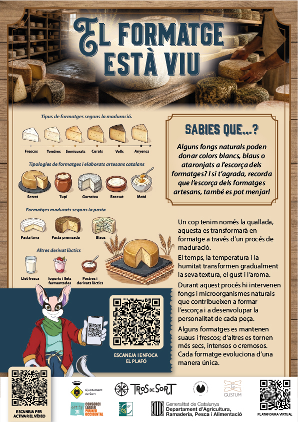 El formatge està viu