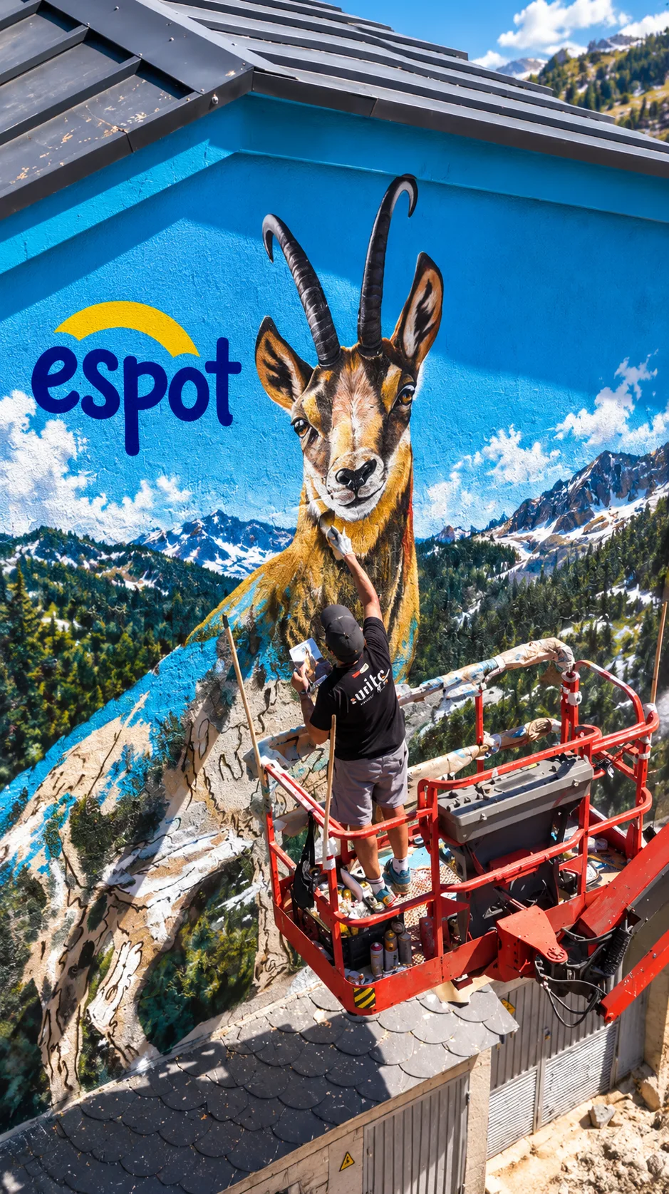Fauna autóctona y camuflaje con la silueta del Pirineo