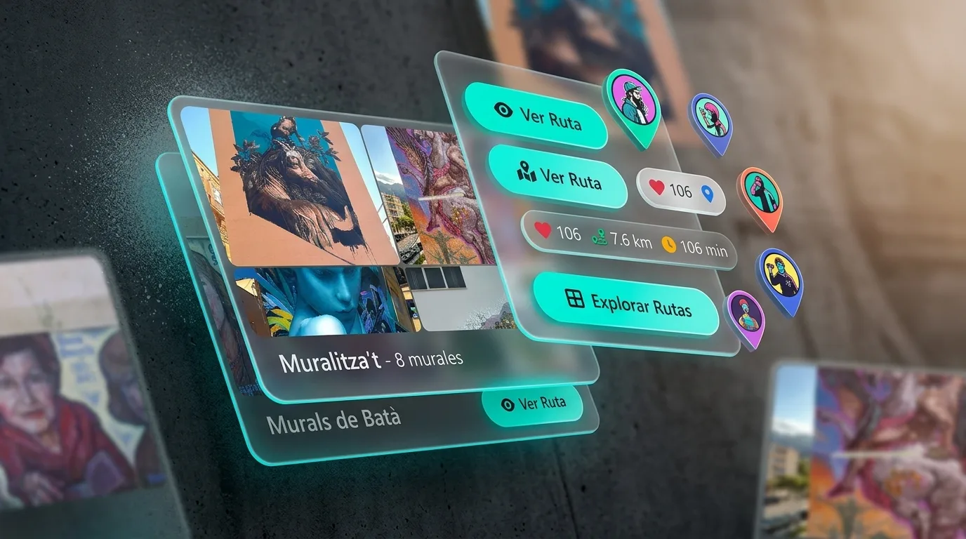 Diseño de interfaces UI/UX con esencia urbana