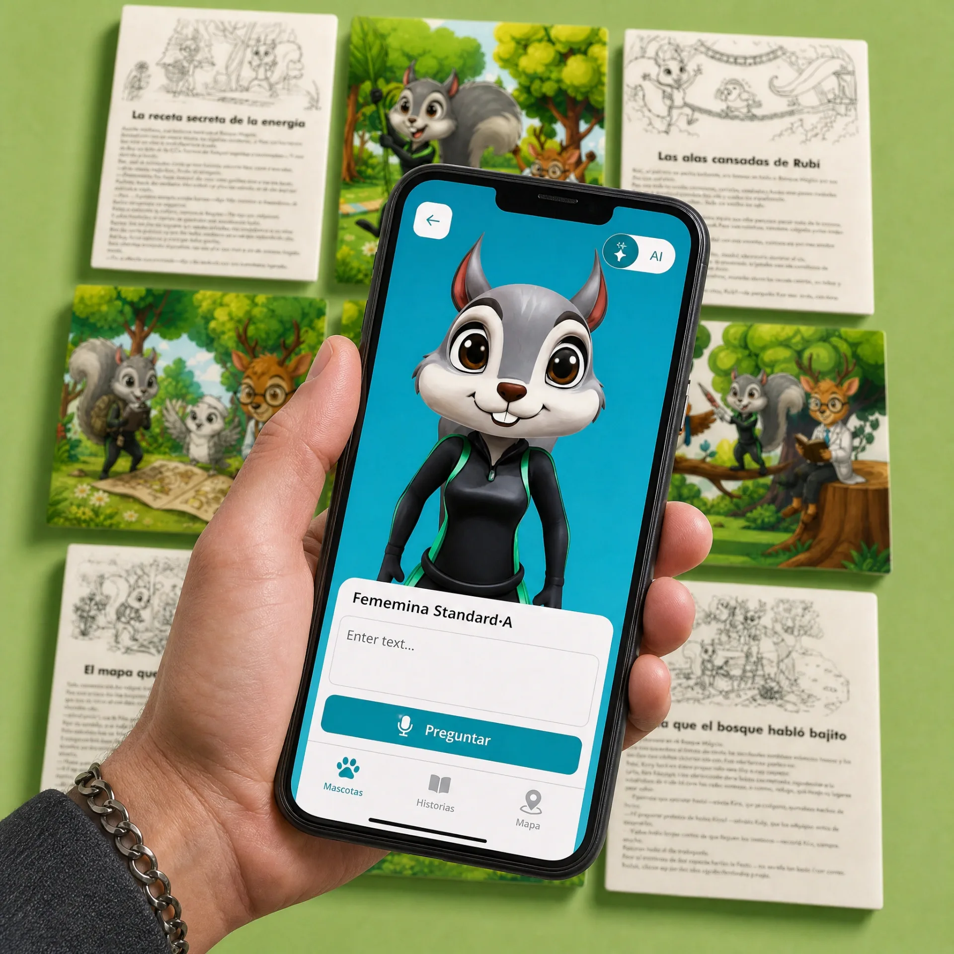 Del mural al Bosque Mágico, los cuentos y los contenidos interactivos