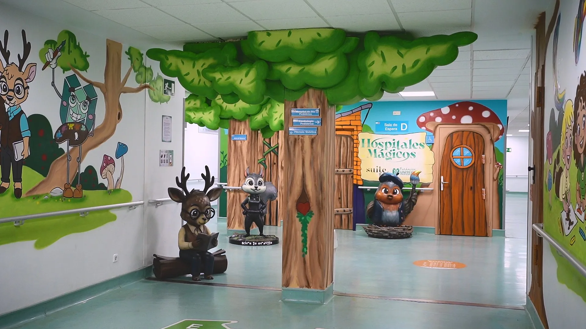 Hospital Mágico Ramón y Cajal: muralismo, impresión 3D y tecnología inmersiva para humanizar la pediatría