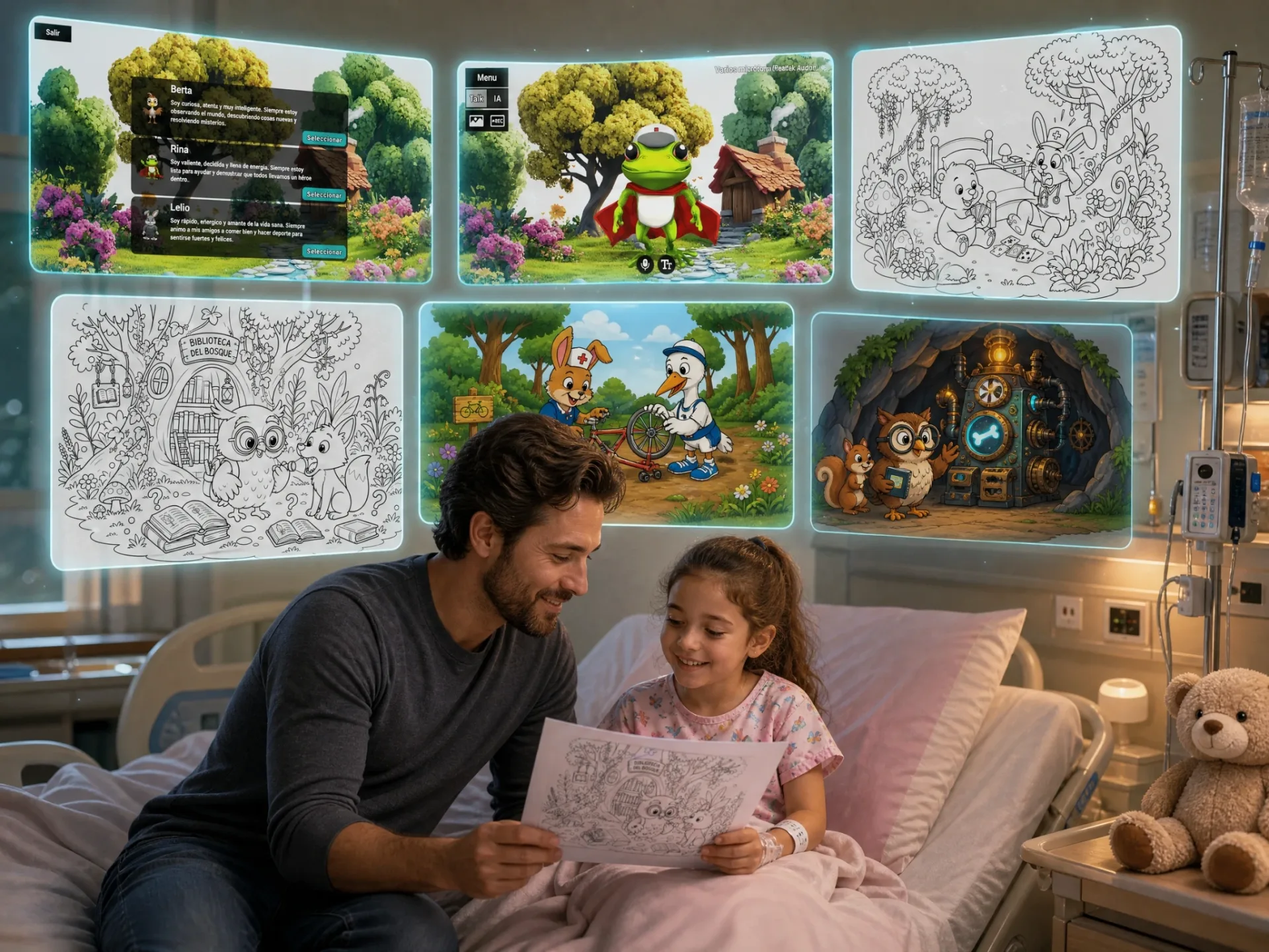 Cuentos interactivos, videojuegos y recursos familiares transmedia