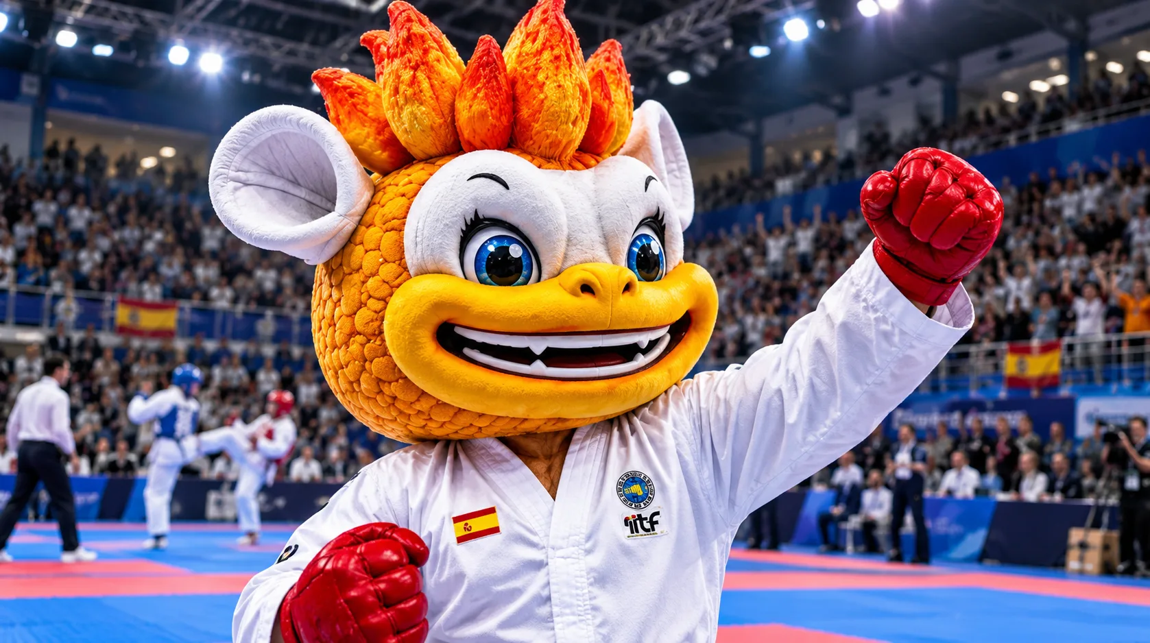 Identidad marcial: Suite of Art revoluciona la Federación Española de Taekwon-Do ITF con su mascota 3D