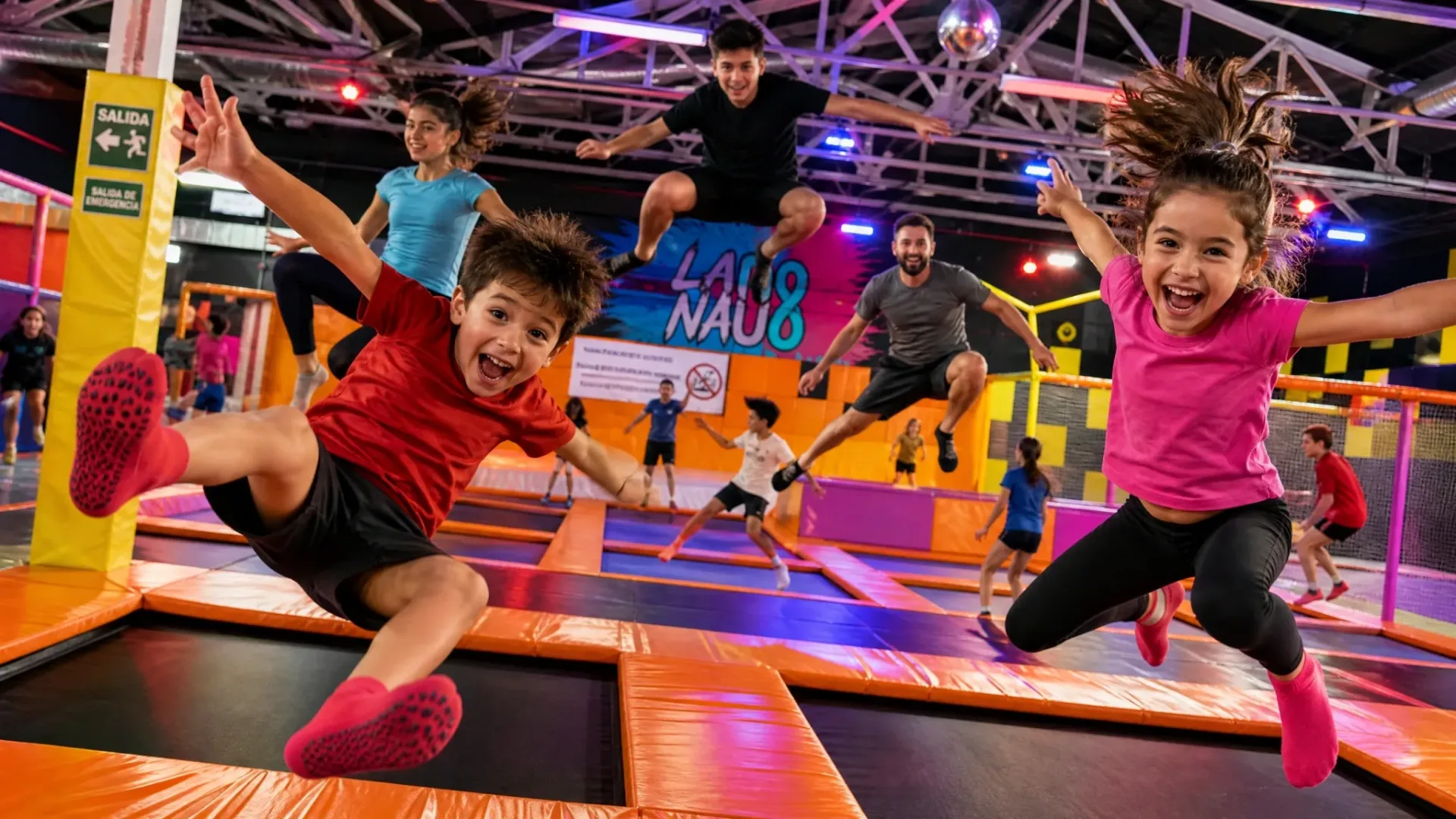 De la Trampoline Zone a espectáculos del Corner Show