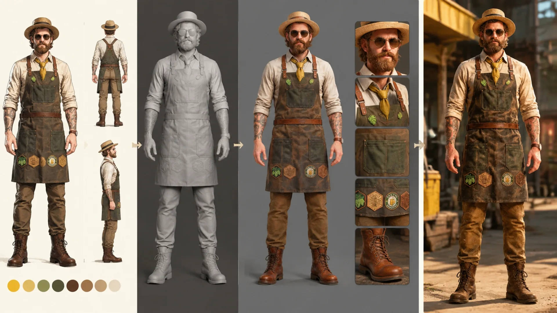 Diseño conceptual y recuperación histórica tridimensional