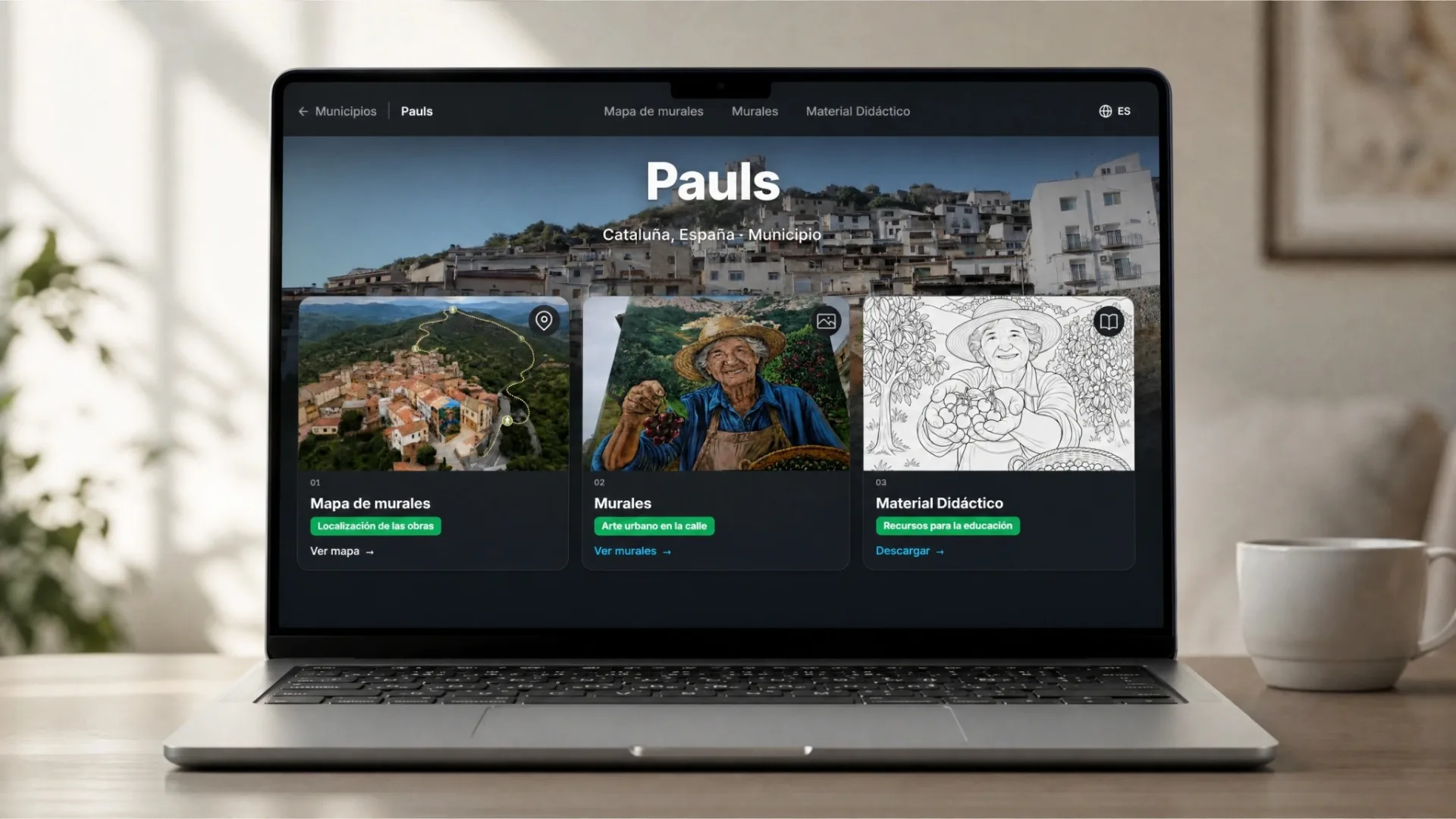 Plataforma virtual, rutas rurales y recursos pedagógicos familiares