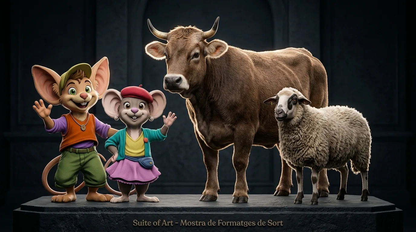 Modelado tridimensional de personajes y fauna pirenaica