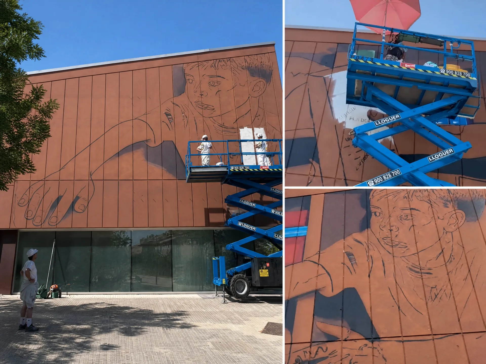 Sincronización exacta entre pintura a pie de calle y desarrollo de software